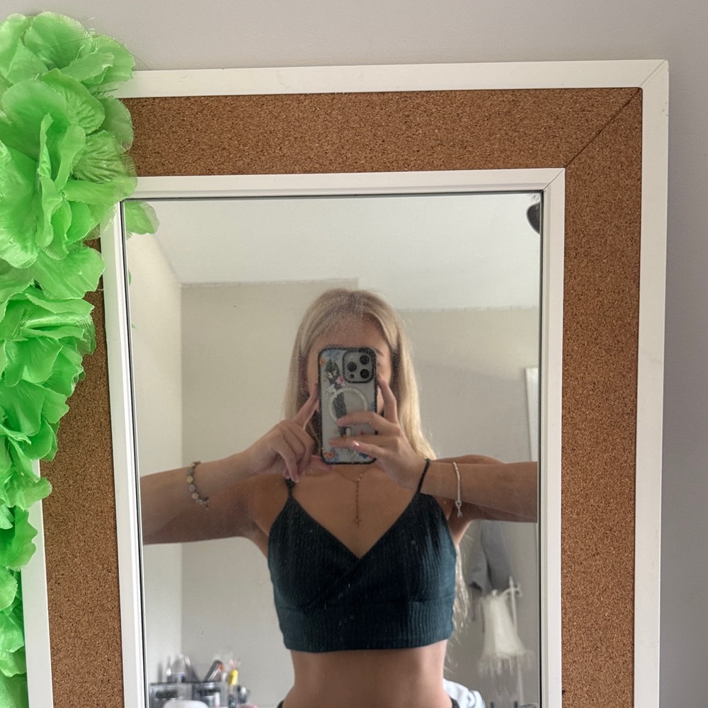 SHEIN Dark Green Tank Top